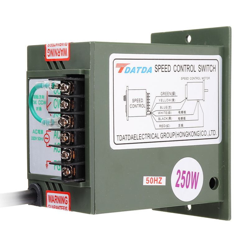 UX-52 AC220V 50Hz 15W Digital Adjustable Stepless Motor Speed Controller Tool Part Accessory 1400rpm