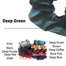 10 Pack Hair Elastics Scrunchies Velvet Scrunchy Bobbles Soft Elegant Elast