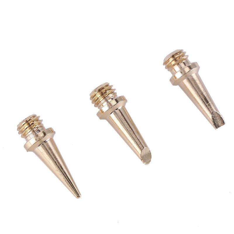 5pcs Self-Ignition Gas Soldering Iron Cordless Welding Kit Torch Ignition Butane Soldering Iron Tips