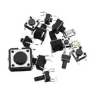 Total 1200pcs Tactile Tact Mini Push Button Switch Packet Micro Switch Bags 12 Types Each 100pcs