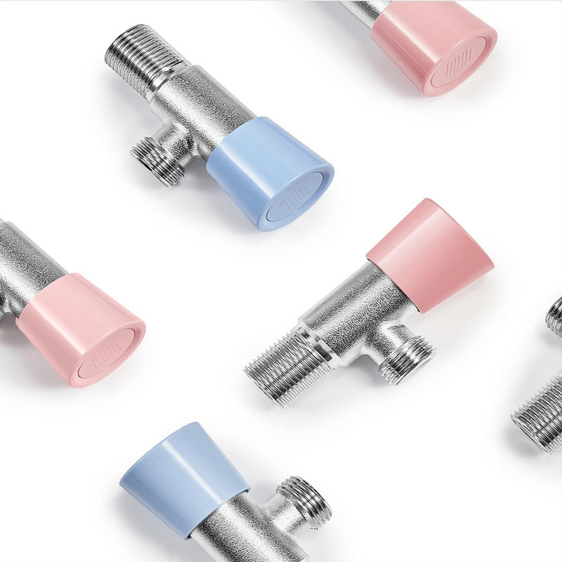 Diiib G1/2'' Brass Brushed/Electroplate Turn Angle Valve Hot Cold Water Filling Valve Inlet Valve Fittings for Kitchen Toilet from Xiaomi Youpin