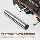 Milk Frother Battery Operated,2-Speed Portable Travel Frother,Electric Milk