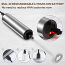 Milk Frother Battery Operated,2-Speed Portable Travel Frother,Electric Milk