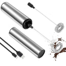 Milk Frother Battery Operated,2-Speed Portable Travel Frother,Electric Milk