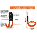 Steel Garage Storage Utility Double Hook, Heavy Duty Tool for Organizing PowZ4M1