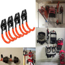 Steel Garage Storage Utility Double Hook, Heavy Duty Tool for Organizing PowZ4M1