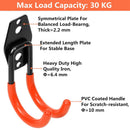 Steel Garage Storage Utility Double Hook, Heavy Duty Tool for Organizing PowZ4M1