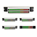 Mini Dual 12 Level Indicator VU Meter Stereo Amplifier Board Adjustable Light Speed Board with AGC Mode