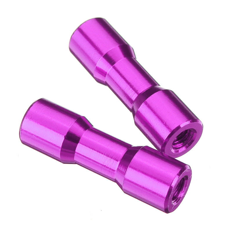 Suleve M3AS11 10Pcs M3 20mm Aluminum Alloy Standoff Spacer Round Column MultiColor Smooth Surface