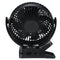 360 Portable 3 Speed USB Clip On Timing Desk Fan Pram Car 5000mAh Rechargeable