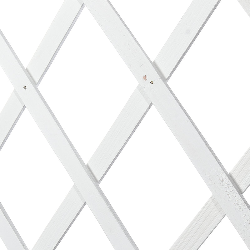 Anticorrosive Wood Pull Net Flower Frame Grid Vine Frame Wall Decorations Wall Hanging Telescopic Wooden Fence Pull Net