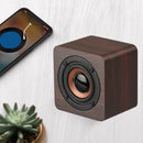 Casaland C-Q1 Mini Portable Wooden Wireless Bluetooth Speaker Strong Bass S