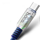HOCO 90 Degree Zinc Alloy USB Type-C Phone Cable 2.4A Fast Charging Cable for Samsung S9 S8 Note 8