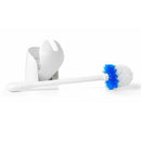 Compact Toilet Cleaning Brush Set with Base Toilet Brush Automatically CloseW8F7