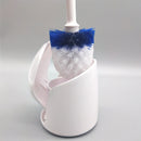 Compact Toilet Cleaning Brush Set with Base Toilet Brush Automatically CloseW8F7