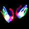LED Flashing Constantly Glow Light Up Finger Glove Lighting Xmas Dance Party Cosplay
