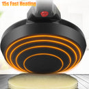 220V Non-stick Electric Crepe Pizza Maker Pancake Machine Griddle Kitchen Cooking Stove