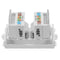 RJ45 Wall Plate Dual Port Socket Panel Building Materials Network Combination Connector Module