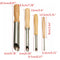 4 Pcs DIY Round Hole Carving Clay Sculpting Hand Chisel Woodworking Craft Crafts Tool