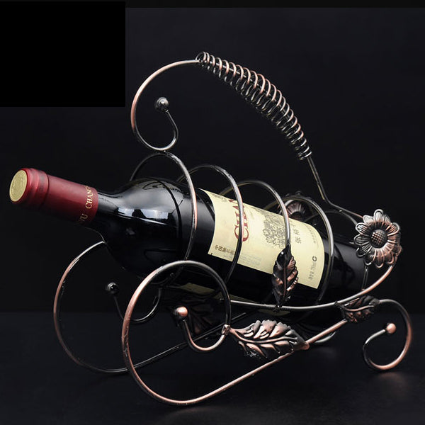Retro Wine Champange Bottle Rack Holder Wine Accessaries Home Decoration