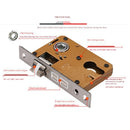 Minimalist Door Lock Continental Bedroom Door Handle Lock Interior Anti-The