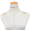 Simple Crystal Necklace Sequins Clavicle Chain Women Choker