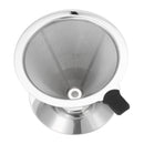 Reusable Coffee Filter Holder Stainless Steel Brew Drip Coffee Filters Funn