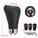 Universal 5 Speed Car Leather Shift Knob Manual Gear Stick Shift Shifter Le