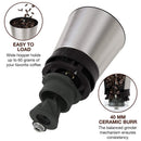 Manual Coffee Grinder Conical Ceramic Burr Portable Hand Crank Mill 304 Sta