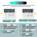 Kitchen Timer, 2 Pack Digital Countdown Timers with Loud Alarm, Mute Mode,