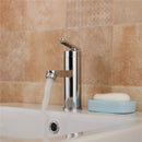 Brass Chrome Waterfall Bathroom Basin Faucet Single Handle Sink Cold & Hot Mixer Tap