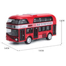 Double-Decker Bus London Bus Design Car Toys Sightseeing Bus Vehicles Urban T7G1