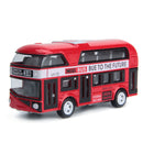 Double-Decker Bus London Bus Design Car Toys Sightseeing Bus Vehicles Urban T7G1