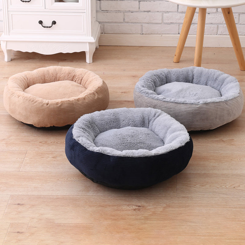 3 Colors Anti-scratch Winter Warm Pet Bed Kennel Dog Cat Soft Plush Nest Pet Bed