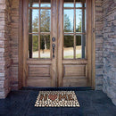 Honana BM-170 Home Stones Bathroom Doormat Rubber Anti-Slip Shower Toilet Mats Bathroom Floor Rug