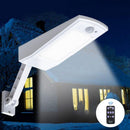 Outdoor Solar Lights, 60 LED Solar Motion Sensor Wall Light Outdoor with Re