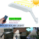 Outdoor Solar Lights, 60 LED Solar Motion Sensor Wall Light Outdoor with Re