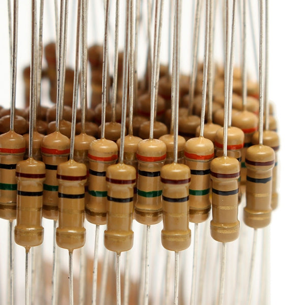 3000pcs 30 Value 1ohm-3M 1/2W Carbon Film Resistor