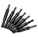 Drillpro Aluminium Alloy Self Centering Door Hinges Drill Bit Hole Puncher Woodworking Reaming Tool Countersink Drill Bit