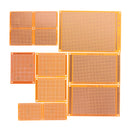 60pcs Electric Printed Circuit Prototype PCB Board Breadboard Stripboard DIY Copper Plate Kit Test Single Sided
