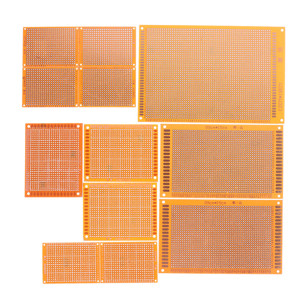 60pcs Electric Printed Circuit Prototype PCB Board Breadboard Stripboard DIY Copper Plate Kit Test Single Sided