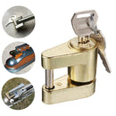 Tow Trailer Hitch Coupler Lock Towing Receiver Locking Truck Boat Pin Latch 2 Keys