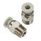 Creality 3D 5PCS Silver 1/8 Teeth Thread Nozzle Quick Direct Connector For 3D Printer