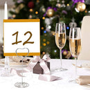 3.5 Inch Table Number Holder Set of 10 Place Card Holders Table Number Hold