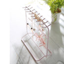 Iron Art Pink Makeup Organizer Jewelry Box Creative Cosmetic Organizer Ring