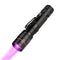 XANES Zoomable Led UV Flashlight Torch Ultra Violet Light UV 395nm Purple Flashlight Lamp AA Battery