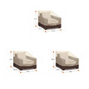 Waterproof Dust-Proof Patio Chair Covers Lounge Deep Seat Cover Heavy Duty