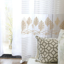 Selling White Embroidered Window Screen Leaves Window Screen Engineering Wi