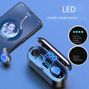 Wireless Earphone Bluetooth 5.0 LED Display F9 TWS Wireless Bluetooth Headp