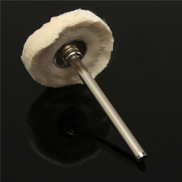 5pcs 25mm Felt Cloth Polishing Buffing Wheel for Rotary Grinder Tool